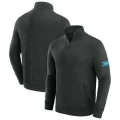 Miami Dolphins J. Palmer Franchise Quarter-Zip Sweater - Black on sale