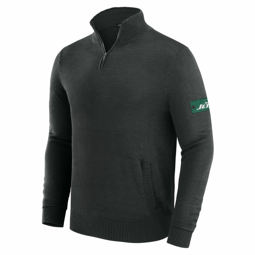 New York Jets J. Palmer Franchise Quarter-Zip Sweater - Black online