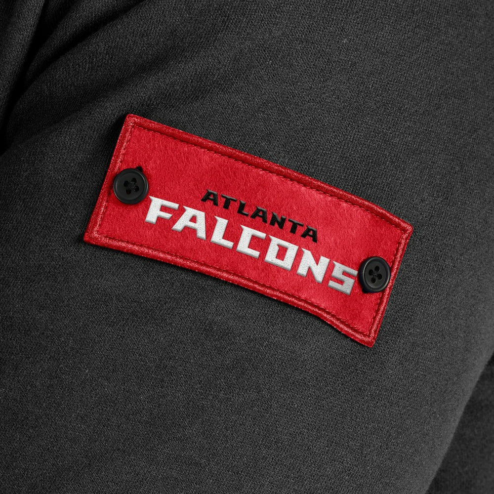 Atlanta Falcons J. Palmer QB1 Full-Zip Sweatshirt - Black sale