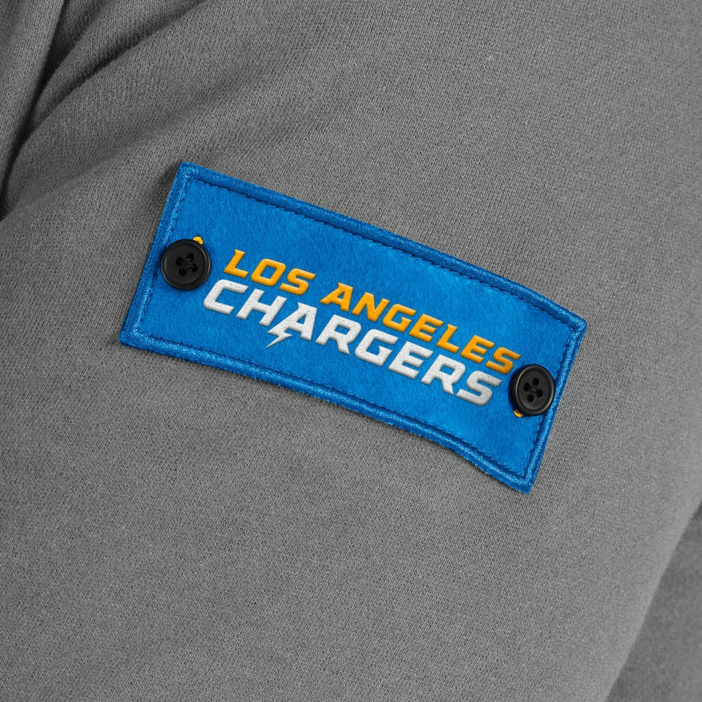 Los Angeles Chargers J. Palmer QB1 Full-Zip Sweatshirt - Graphite cheap