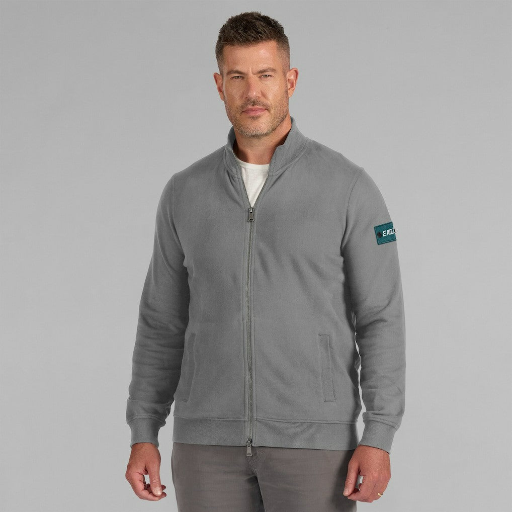 Philadelphia Eagles J. Palmer QB1 Full-Zip Sweatshirt - Graphite for sale