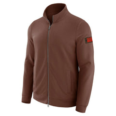 Cleveland Browns J. Palmer QB1 Full-Zip Sweatshirt - Tan on sale