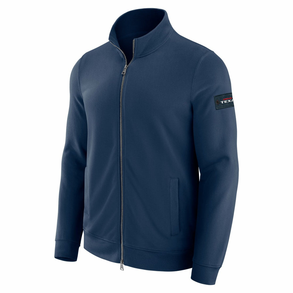 Houston Texans J. Palmer QB1 Full-Zip Sweatshirt - Navy sale