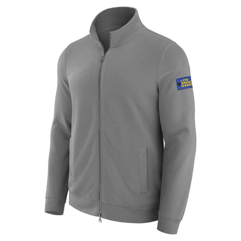 Los Angeles Rams J. Palmer QB1 Full-Zip Sweatshirt - Graphite on sale