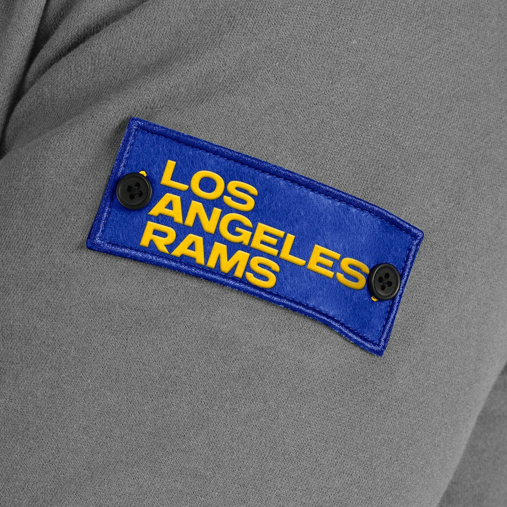 Los Angeles Rams J. Palmer QB1 Full-Zip Sweatshirt - Graphite on sale
