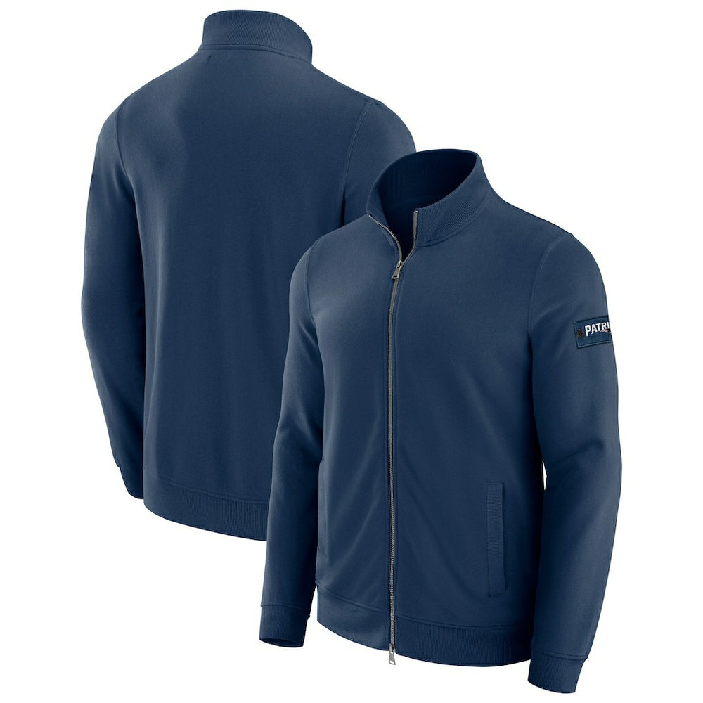 New England Patriots J. Palmer QB1 Full-Zip Sweatshirt - Navy discount