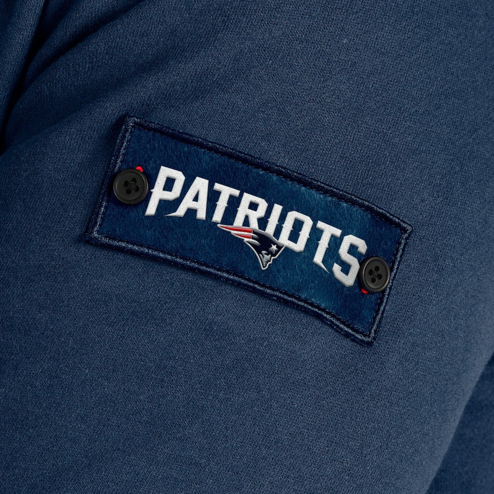 New England Patriots J. Palmer QB1 Full-Zip Sweatshirt - Navy discount