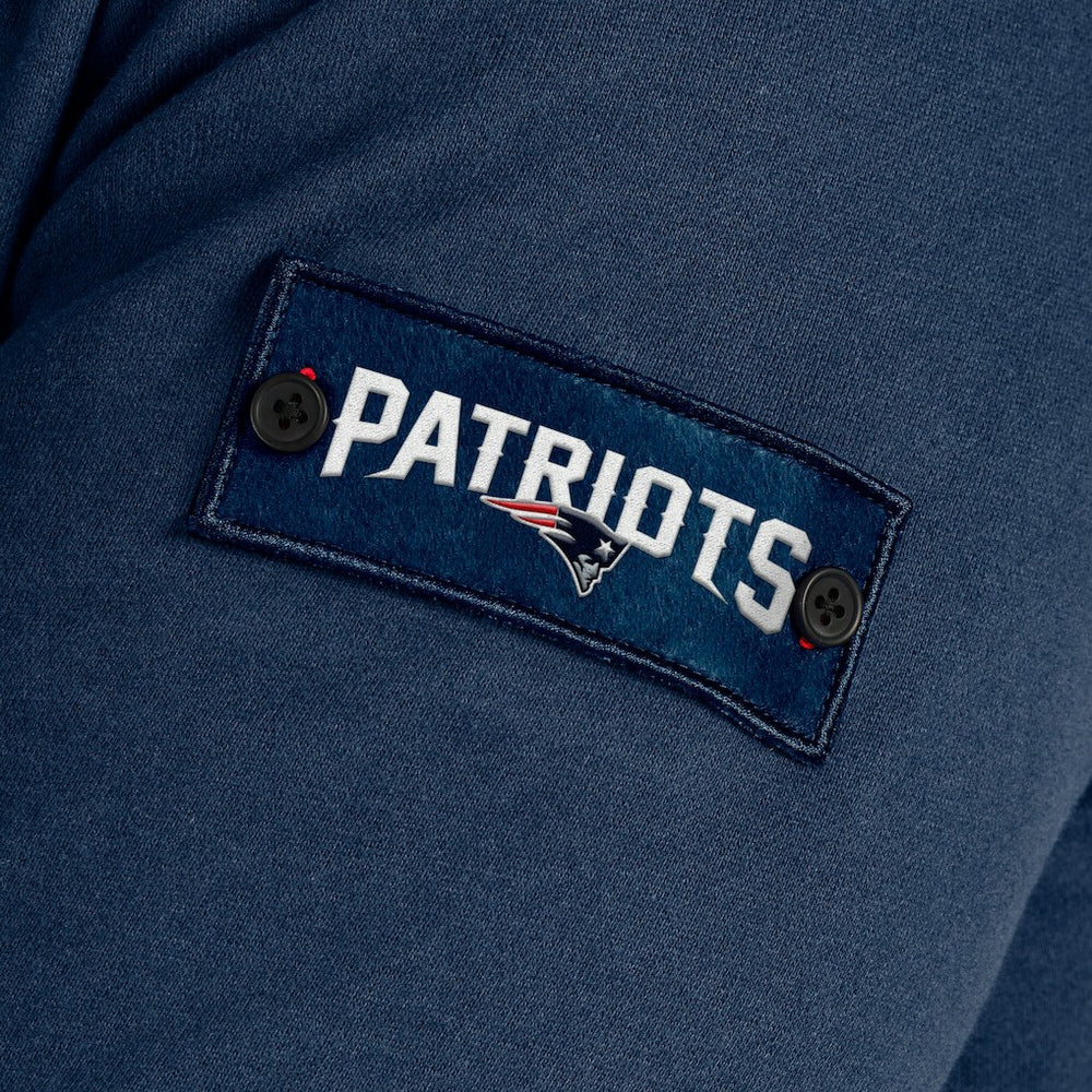 New England Patriots J. Palmer QB1 Full-Zip Sweatshirt - Navy discount