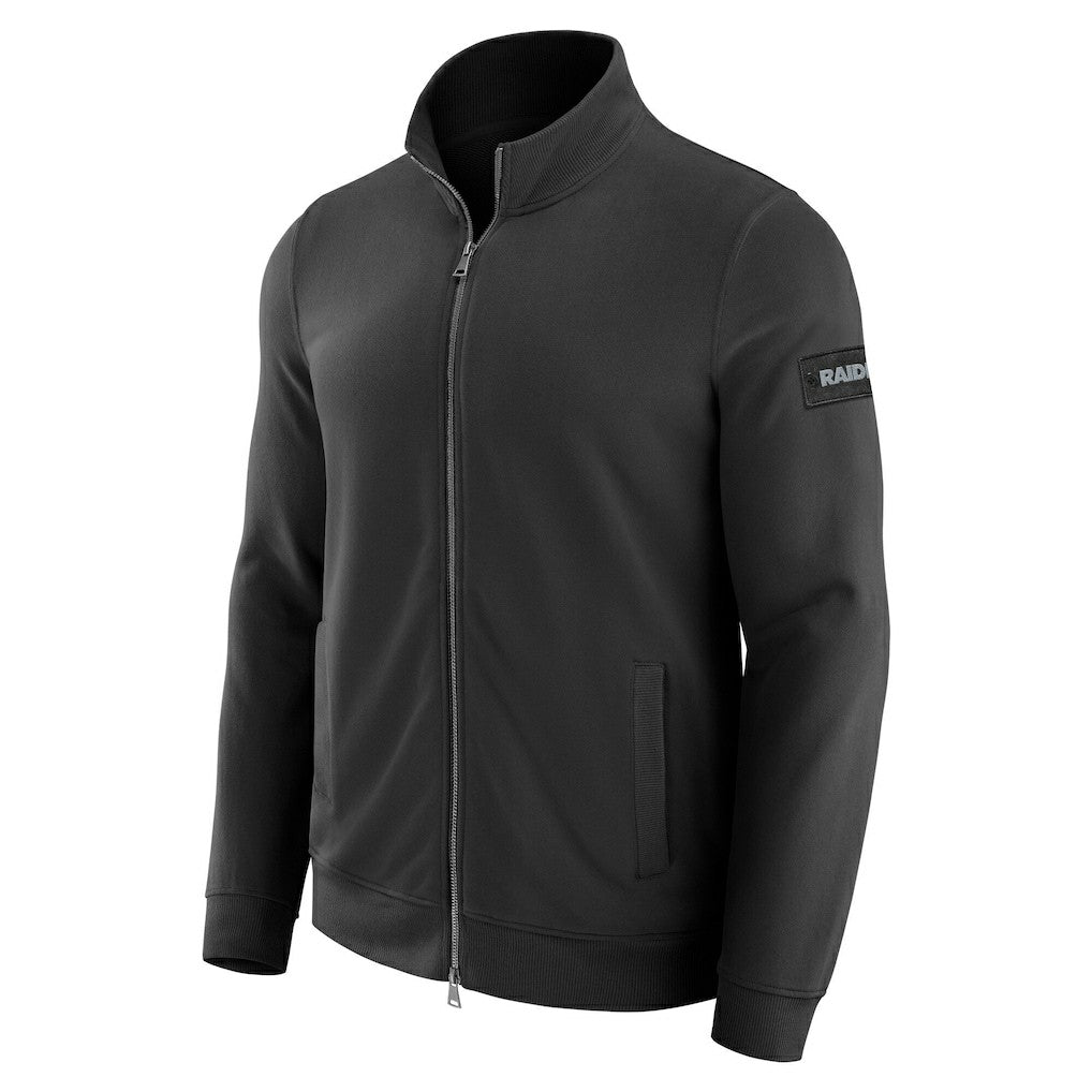 Las Vegas Raiders J. Palmer QB1 Full-Zip Sweatshirt - Black on sale