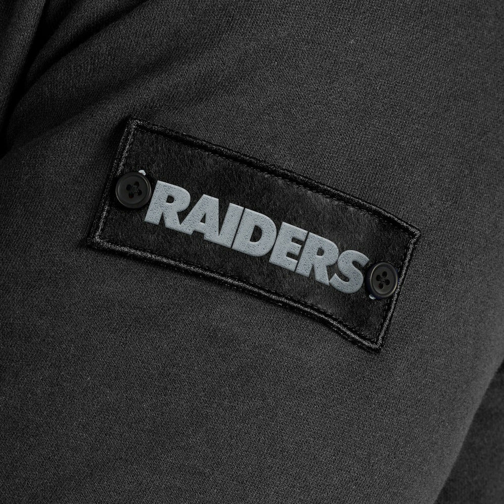 Las Vegas Raiders J. Palmer QB1 Full-Zip Sweatshirt - Black on sale
