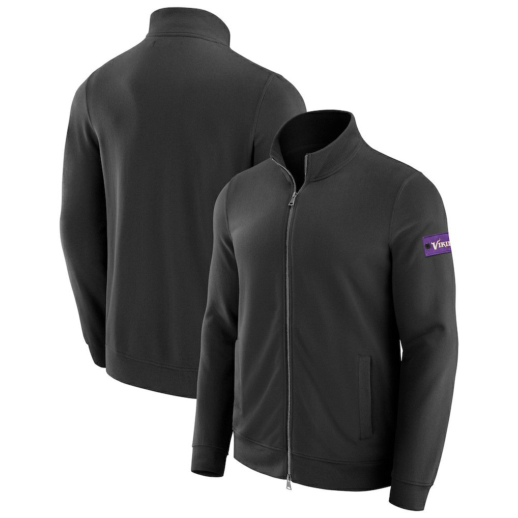 Minnesota Vikings J. Palmer QB1 Full-Zip Sweatshirt - Black sale