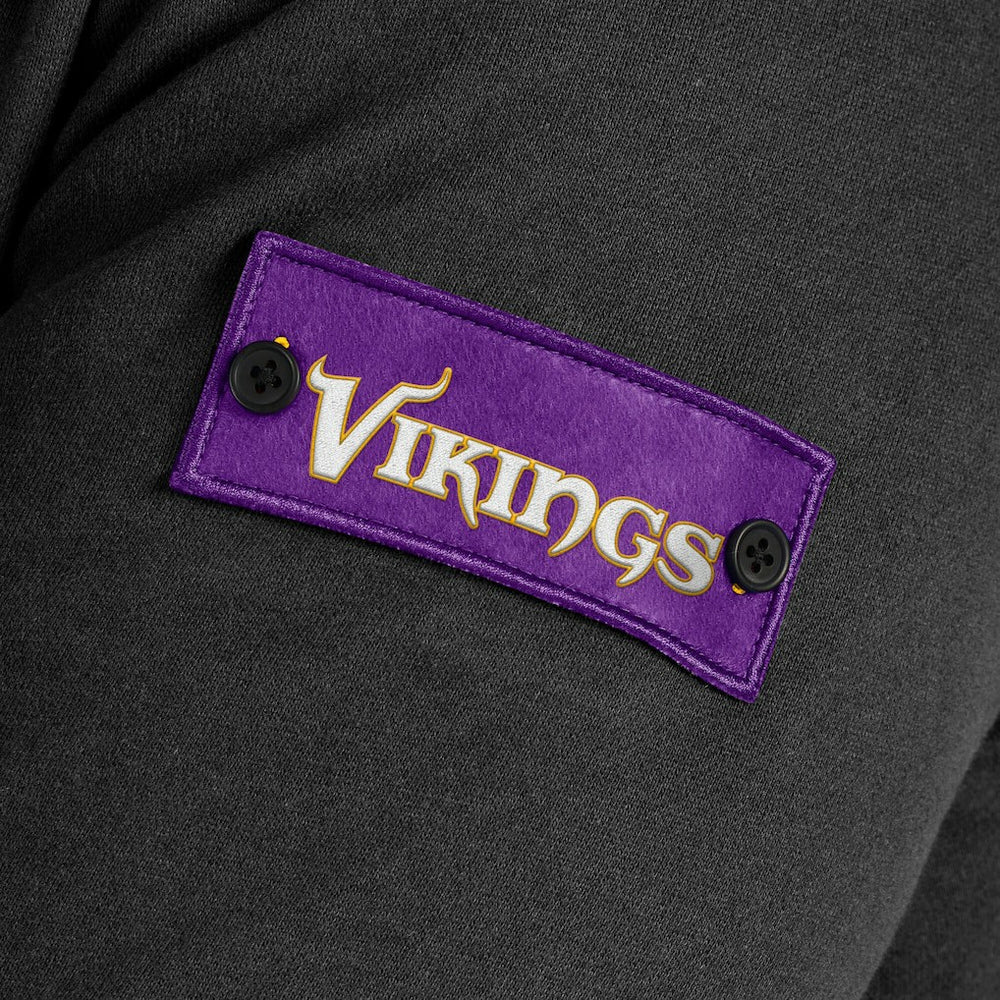 Minnesota Vikings J. Palmer QB1 Full-Zip Sweatshirt - Black sale