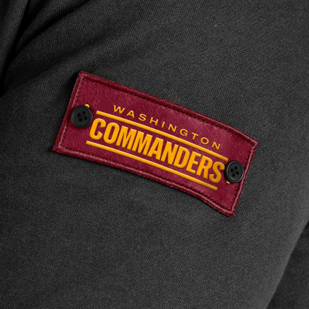 Washington Commanders J. Palmer QB1 Full-Zip Sweatshirt - Black on sale