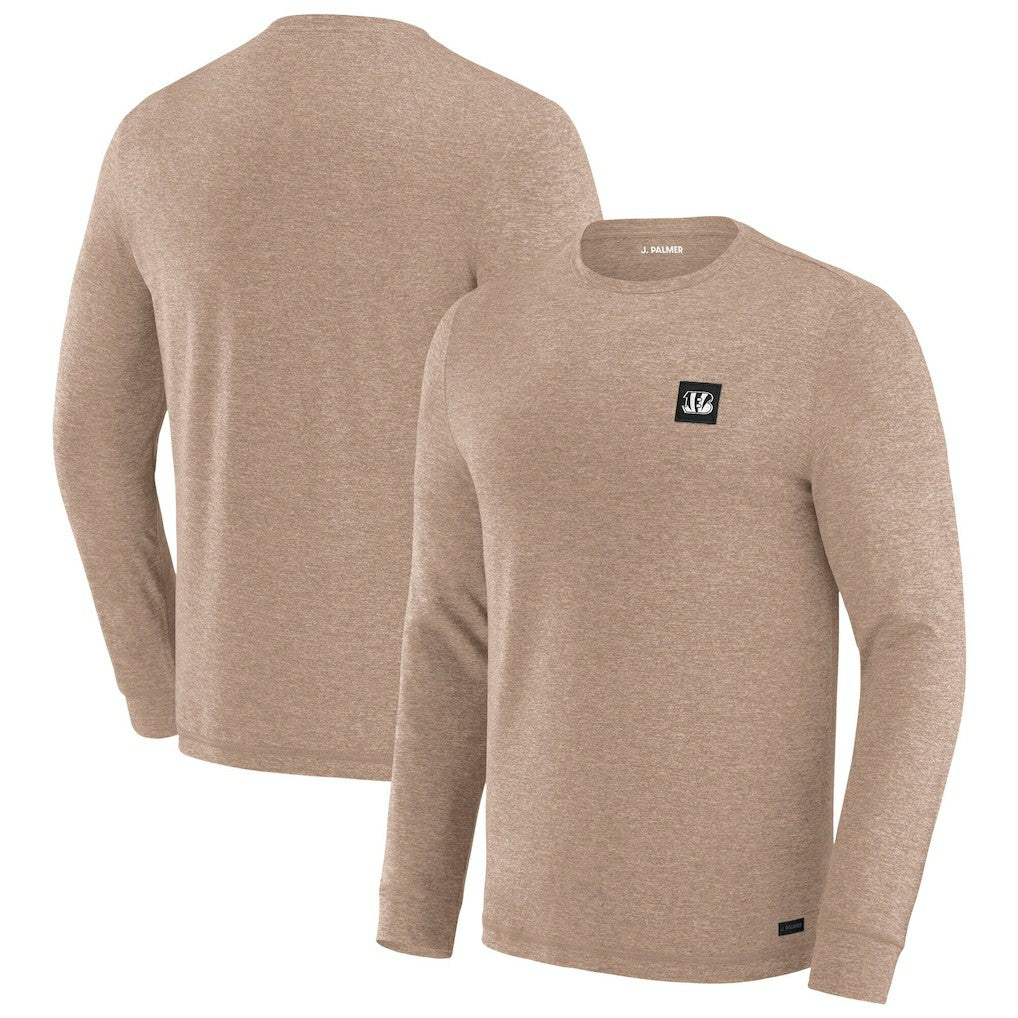 Cincinnati Bengals J. Palmer Four Down Long Sleeve T-Shirt - Tan sale
