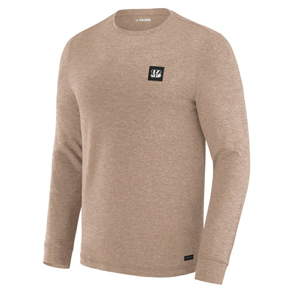 Cincinnati Bengals J. Palmer Four Down Long Sleeve T-Shirt - Tan sale