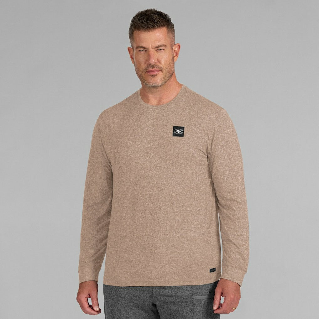 San Francisco 49ers J. Palmer Four Down Long Sleeve T-Shirt - Tan online