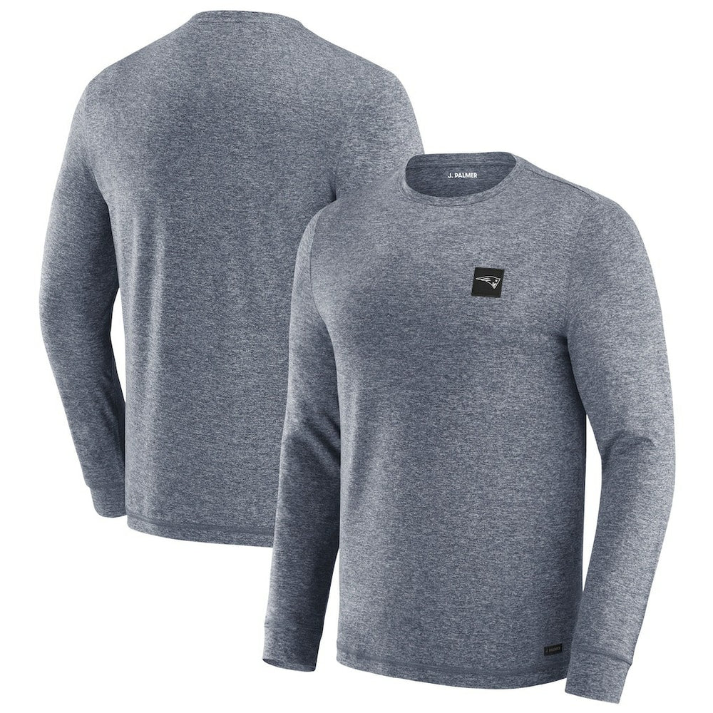 New England Patriots J. Palmer Four Down Long Sleeve T-Shirt - Navy on sale