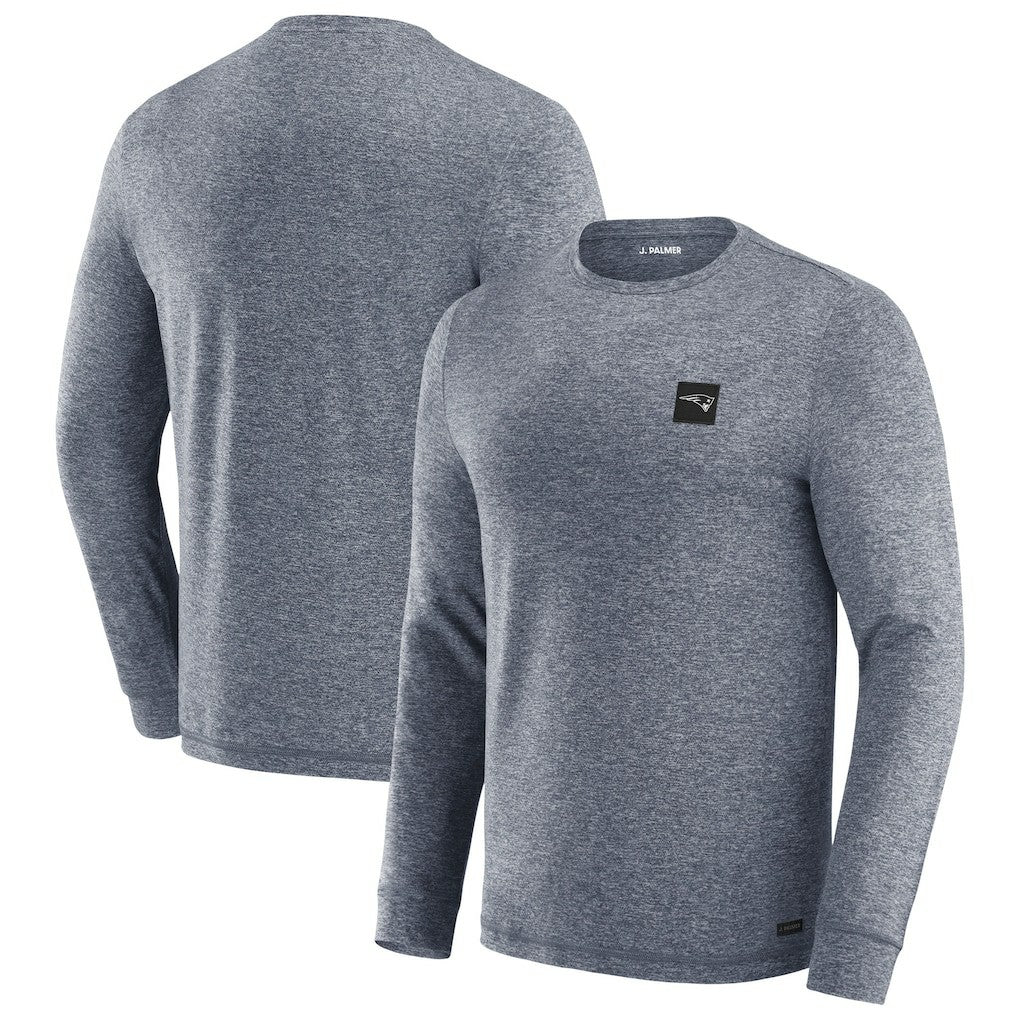 New England Patriots J. Palmer Four Down Long Sleeve T-Shirt - Navy on sale