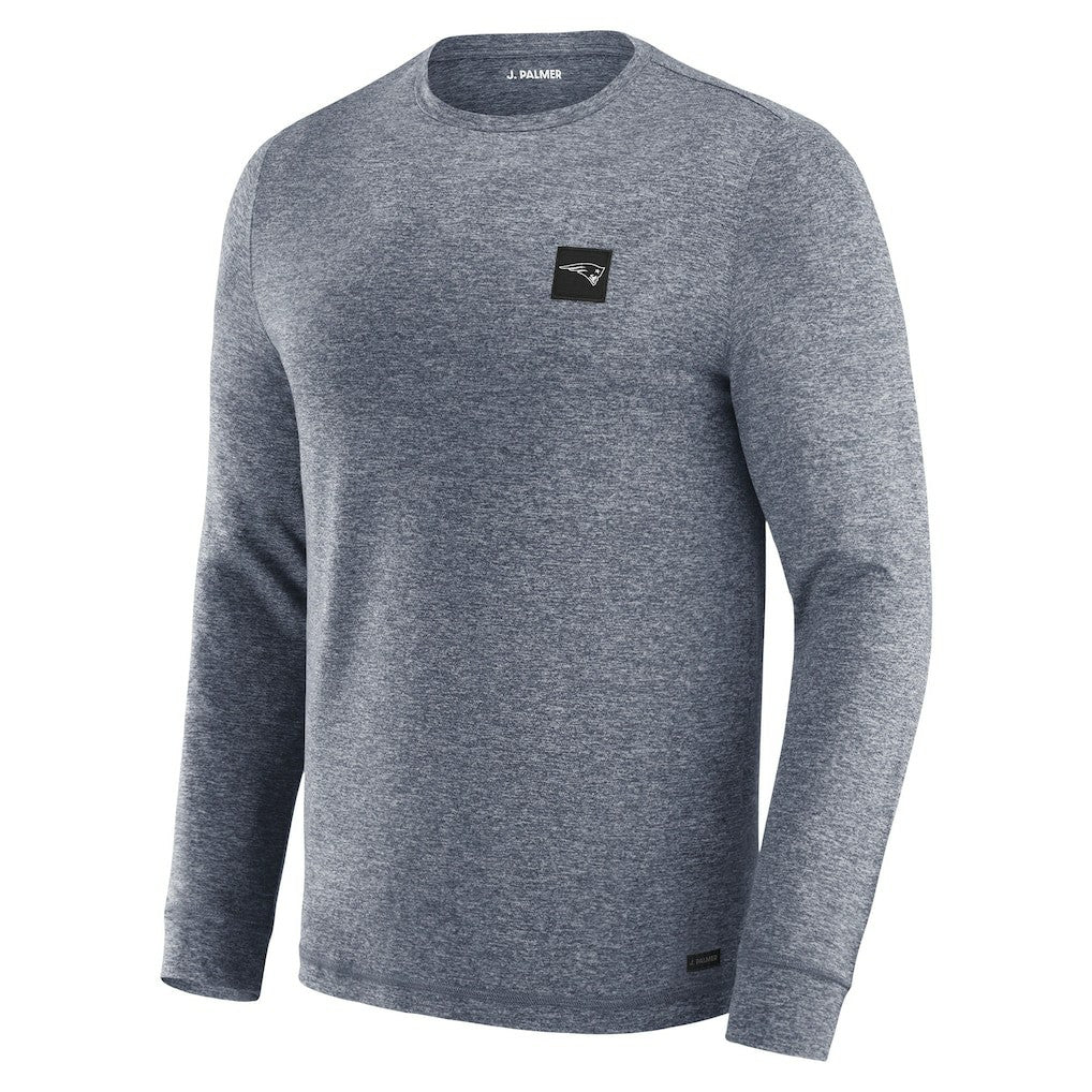 New England Patriots J. Palmer Four Down Long Sleeve T-Shirt - Navy on sale