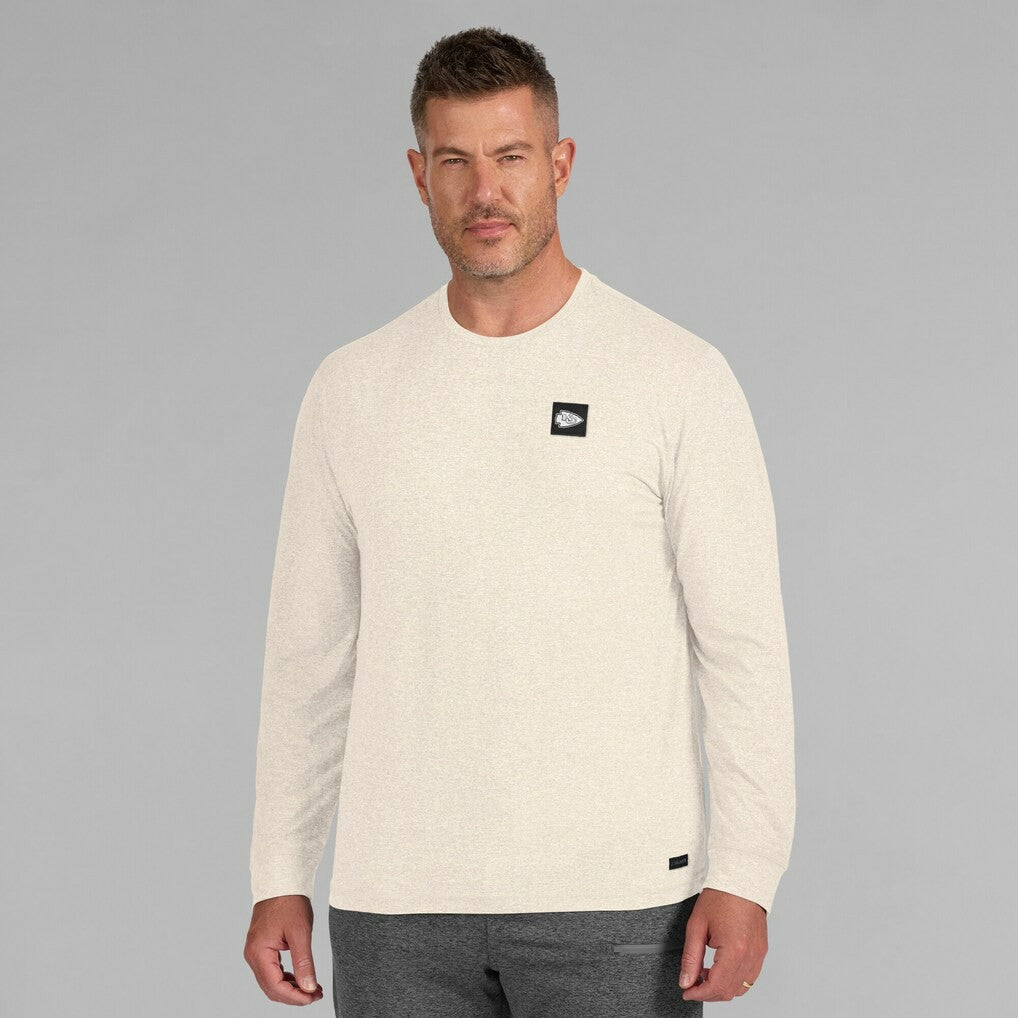 Kansas City Chiefs J. Palmer Four Down Long Sleeve T-Shirt - Cream outlet
