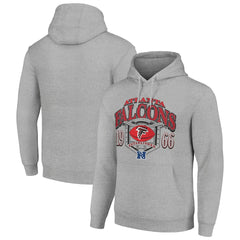 Atlanta Falcons Starter 80s Retro Pullover Hoodie - Heather Gray discount
