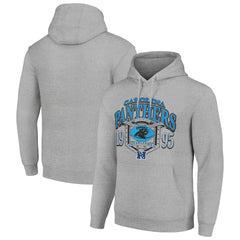 Carolina Panthers Starter 80s Retro Pullover Hoodie - Heather Gray cheap