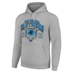 Carolina Panthers Starter 80s Retro Pullover Hoodie - Heather Gray cheap