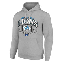 Detroit Lions Starter 80s Retro Pullover Hoodie - Heather Gray for sale