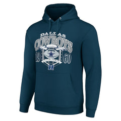 Dallas Cowboys Starter 80s Retro Pullover Hoodie - Navy cheap