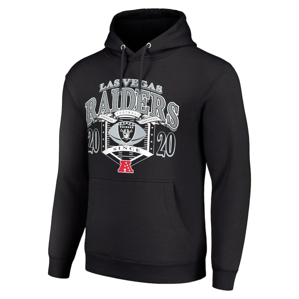 Las Vegas Raiders Starter 80s Retro Pullover Hoodie - Black outlet