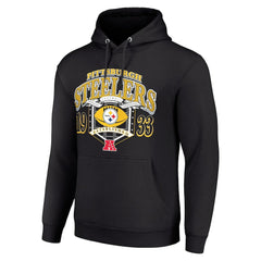 Pittsburgh Steelers Starter 80s Retro Pullover Hoodie - Black sale