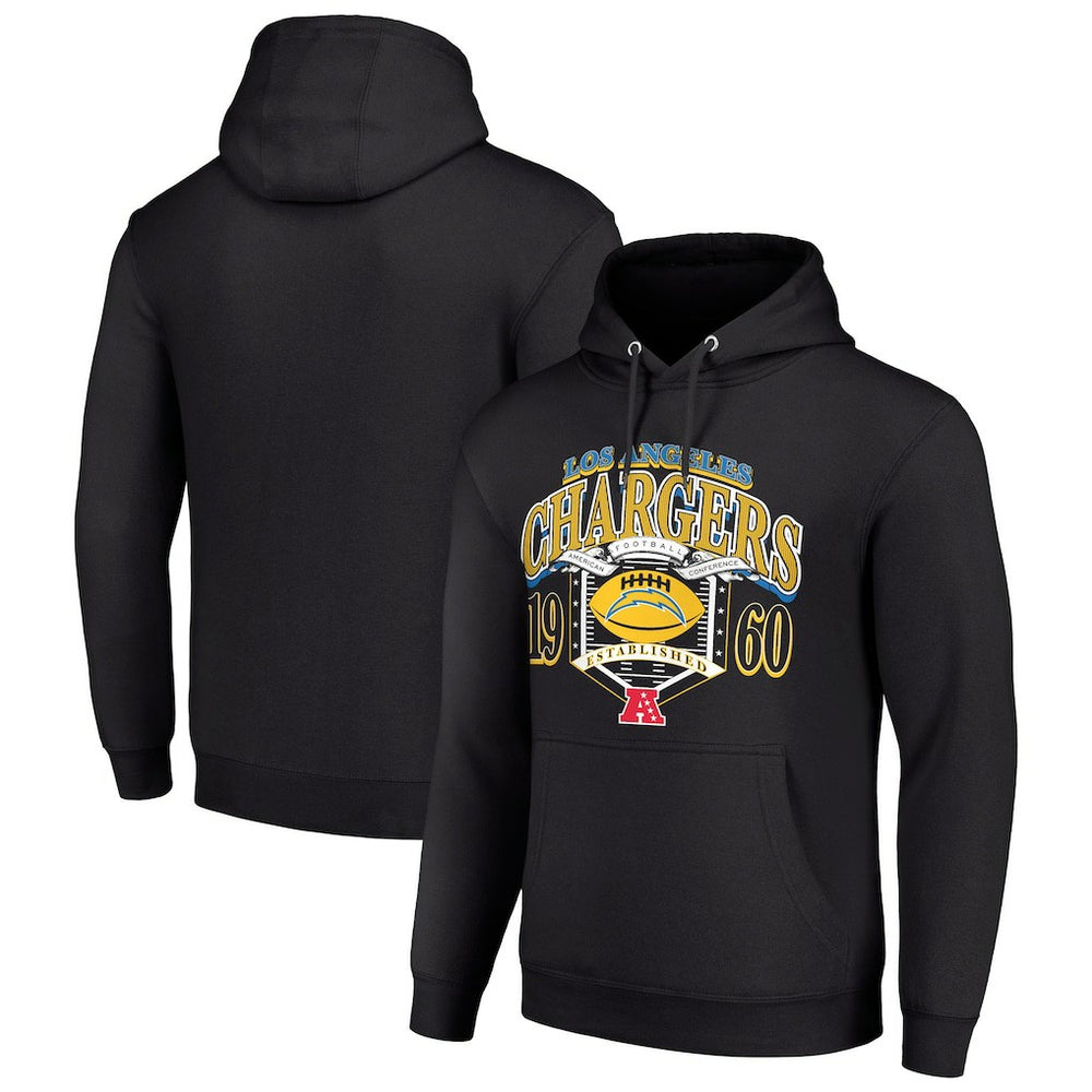 Los Angeles Chargers Starter 80s Retro Pullover Hoodie - Black sale