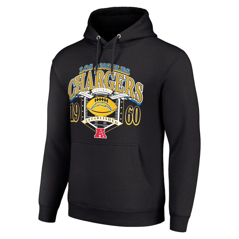 Los Angeles Chargers Starter 80s Retro Pullover Hoodie - Black sale