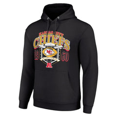 Kansas City Chiefs Starter 80s Retro Pullover Hoodie - Black cheap