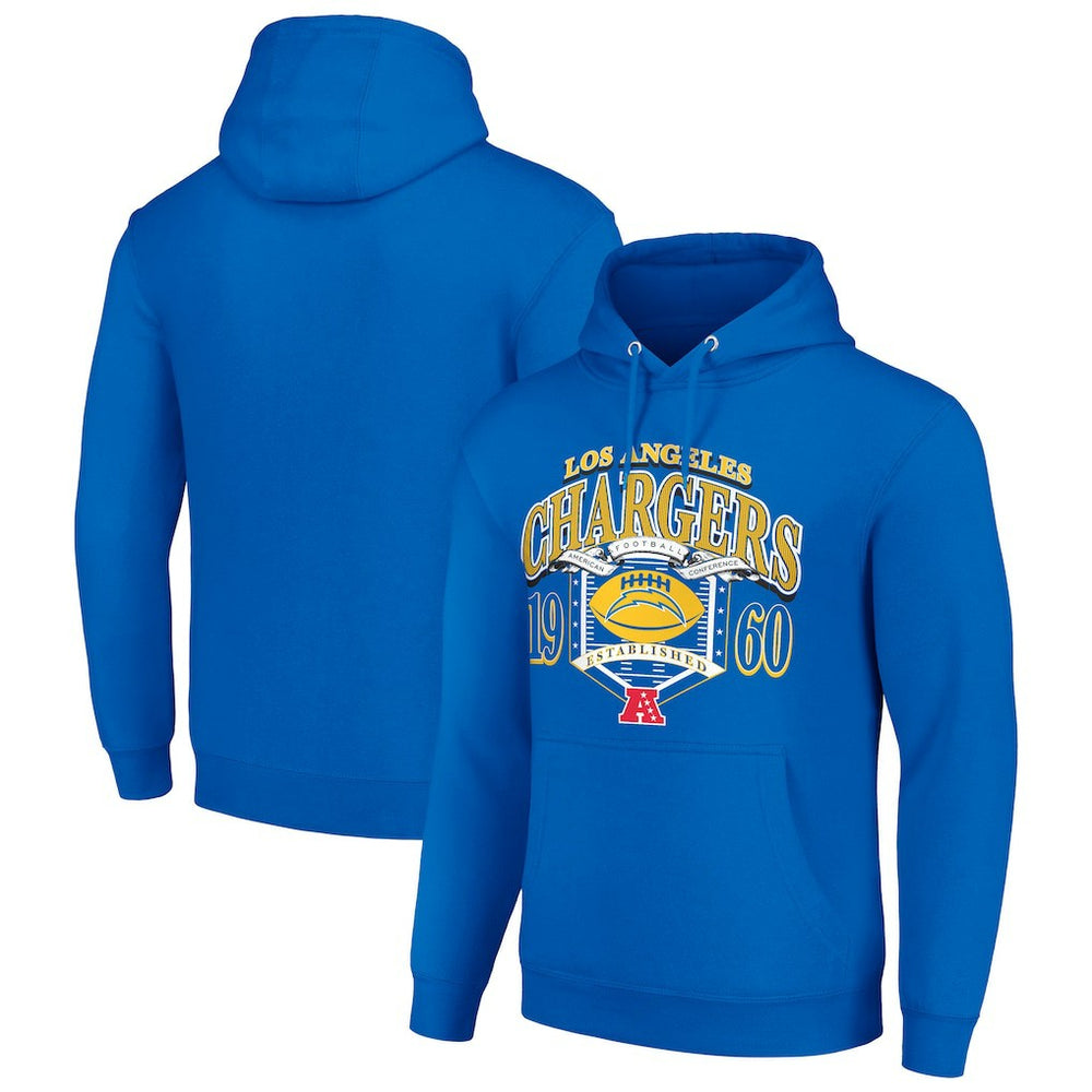 Los Angeles Chargers Starter 80s Retro Pullover Hoodie - Royal discount