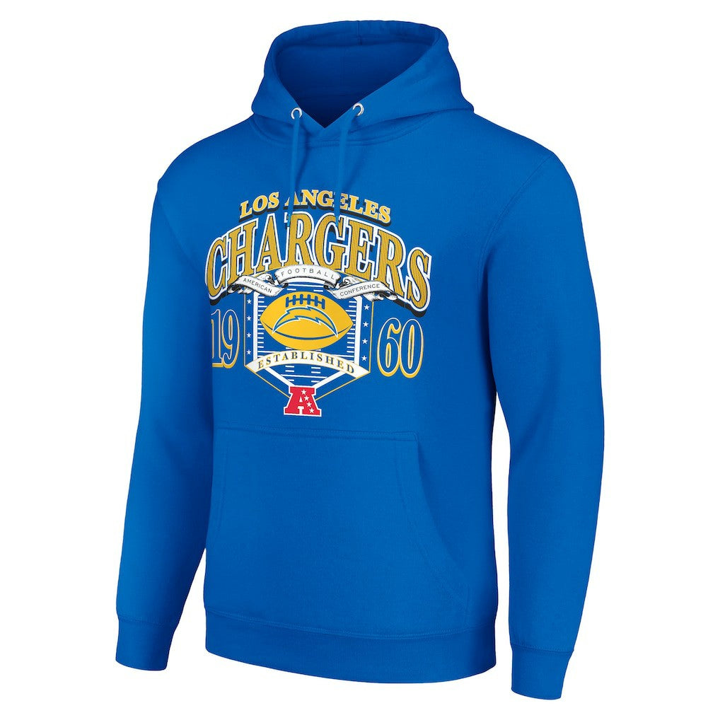 Los Angeles Chargers Starter 80s Retro Pullover Hoodie - Royal discount