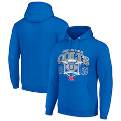 Indianapolis Colts Starter 80s Retro Pullover Hoodie - Royal for sale