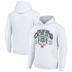 Indianapolis Colts Starter 80s Retro Pullover Hoodie - White sale
