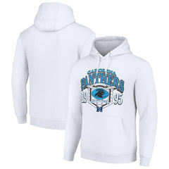 Carolina Panthers Starter 80s Retro Pullover Hoodie - White cheap