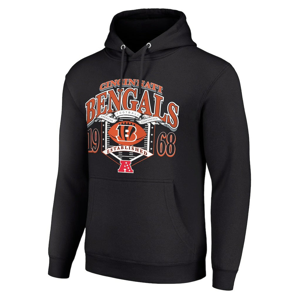Cincinnati Bengals Starter 80s Retro Pullover Hoodie - Black online