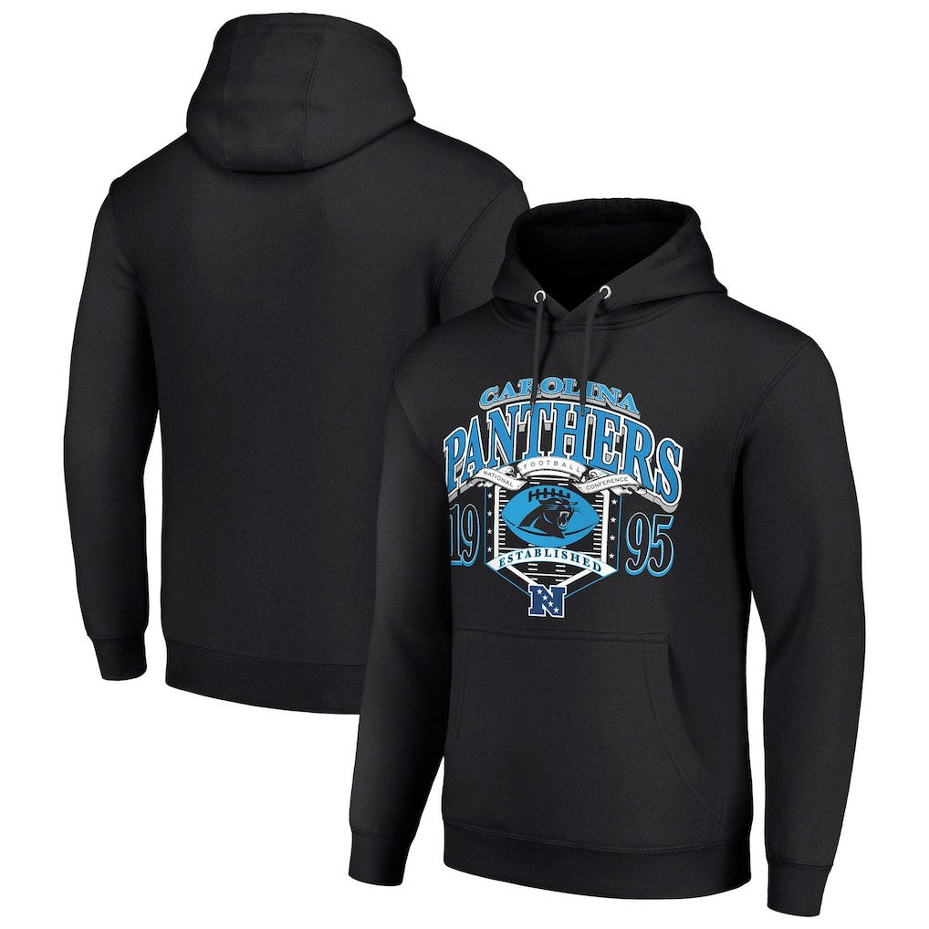Carolina Panthers Starter 80s Retro Pullover Hoodie - Black discount