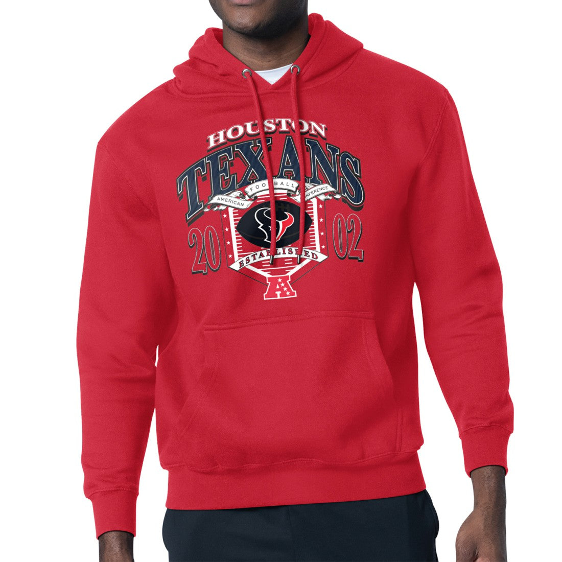 Houston Texans Starter 80s Retro Pullover Hoodie - Red on sale