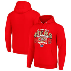 San Francisco 49ers Starter 80s Retro Pullover Hoodie - Scarlet on sale