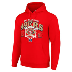 San Francisco 49ers Starter 80s Retro Pullover Hoodie - Scarlet on sale