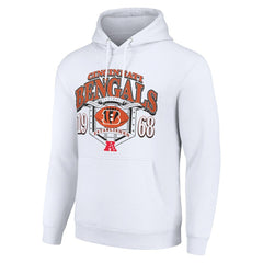Cincinnati Bengals Starter 80s Retro Pullover Hoodie - White discount