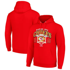 Kansas City Chiefs Starter 80s Retro Pullover Hoodie - Red on sale