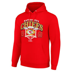 Kansas City Chiefs Starter 80s Retro Pullover Hoodie - Red on sale