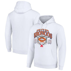 Denver Broncos Starter 80s Retro Pullover Hoodie - White outlet