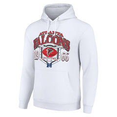 Atlanta Falcons Starter 80s Retro Pullover Hoodie - White outlet