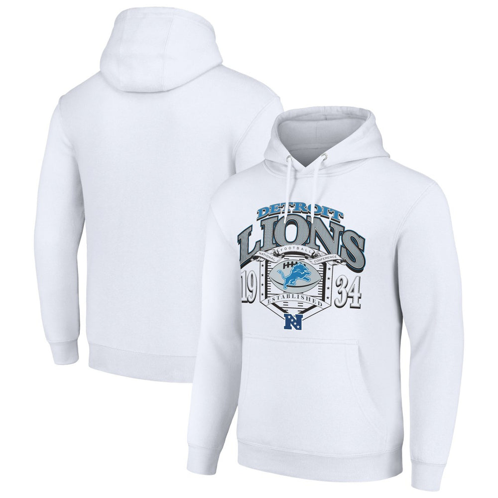 Detroit Lions Starter 80s Retro Pullover Hoodie - White online